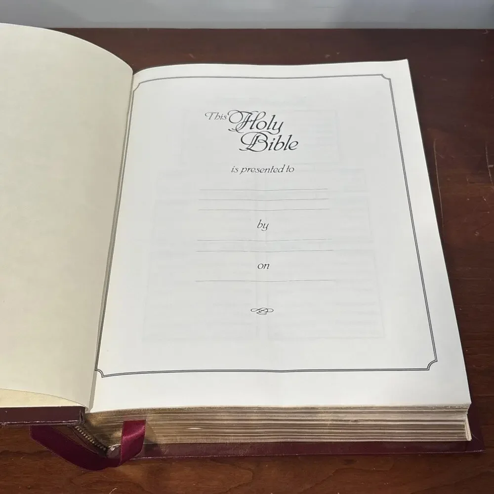 NIV Family Bible by Zondervan Staff (1985, Hardcover) New International Version